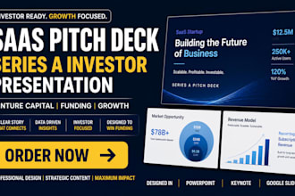 create saas pitch deck series a investor presentation venture capital deck