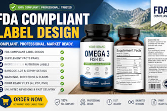 do fda label design, compliance professional product label expert