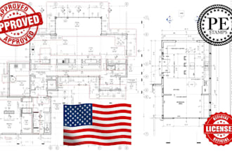 design city permit ready architectural floor plans, mep and drafting services