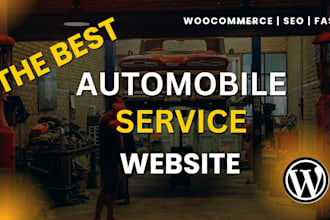 build a high converting automobile and car repair wordpress website