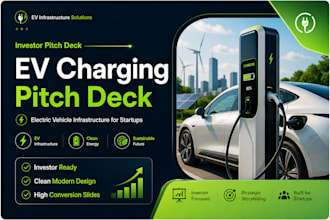 redesign ev charging pitch deck  electric vehicle infrastructure investor deck