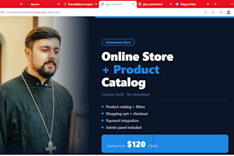 build your online store with product catalog and ordering system