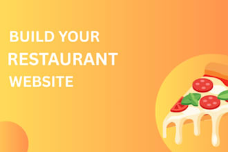 design a modern restaurant website