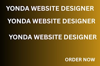 design  yonda website for you