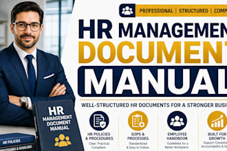 create a professional HR management document manual for your business