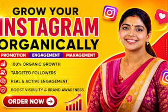 grow your instagram organically reach insta promotion engagement management