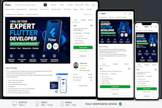 be your expert flutter developer or flutter UI developer