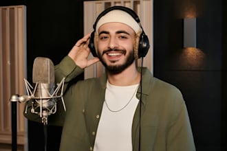 record pro male vocals for latin pop reggaeton bachata songs in english spanish