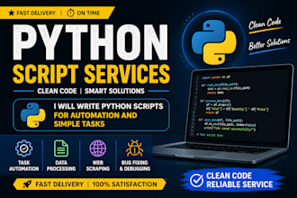 write python scripts for automation and simple tasks