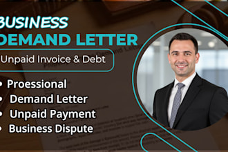 write a demand letter for landlord tenant or personal dispute cases
