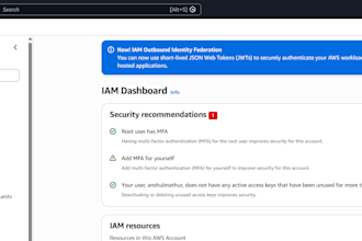 create, manage and optimize your AWS user account management