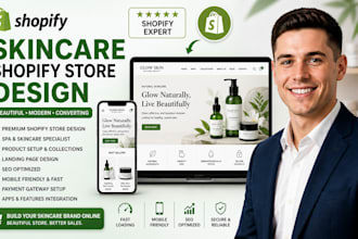 design skincare shopify store spa skincare shopify website skincare shopify spa