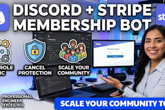 build a discord membership with stripe and landing page
