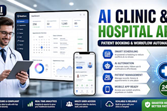 develop ai clinic app hospital app for patient booking and work flow automation
