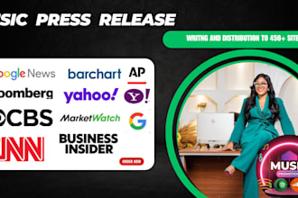 l do music PR and press release distribution for artists