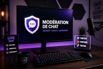 gestion et modération de chat en direct anti spam, sécurité, engagement