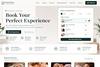 design a wix booking website with wix appointment scheduling and automation
