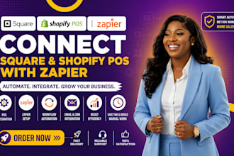 connect square or shopify pos with zapier for automation