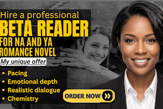 beta read any na and ya romance novel with deep well detailed feedback