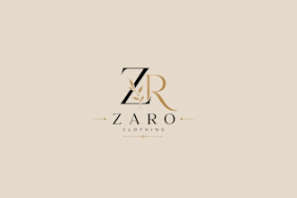 design a modern clothing brand logo
