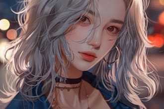 draw a anime character