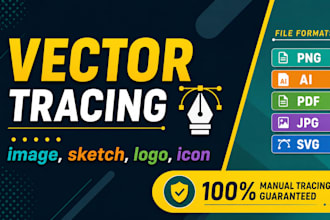 convert image to vector, manual vector tracing, redraw logo to svg in inkscape