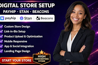 setup stan stanstore esty shop stan store marketing upload digital products