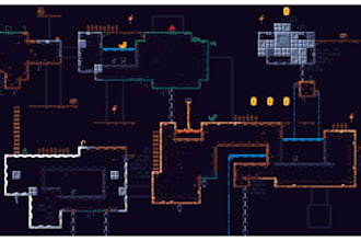 create pixel tileset game asset sprite sheet tile map for 2d game art