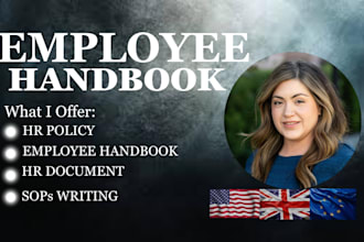 develop employee handbook and HR policies for company compliance and operations