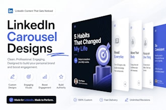 make linkedin carousel for personal branding