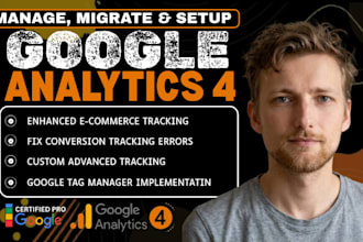 setup ga4 and GTM conversion tracking with technical data audit