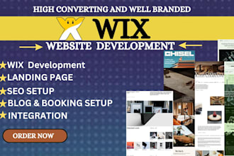 do wix development wix site design create wix website revamp edit wix website VA