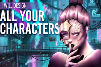 create comic style character