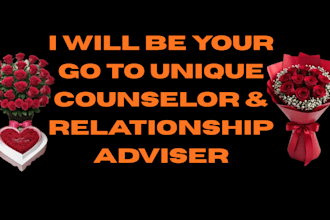 be your best relationship adviser, and marriage counseling