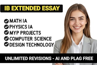 do and check ib extended essay, ias, myp and hl, sl design