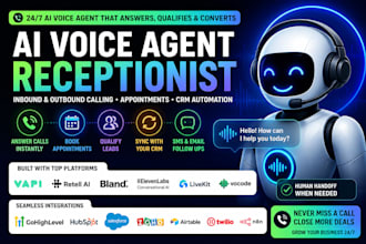 build desktop b2b voice agent gpt ai saas receptionist retell bland vocode lindy
