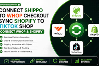 connect shippo to whop checkout sync shopify to tiktok shop connect whop shopify