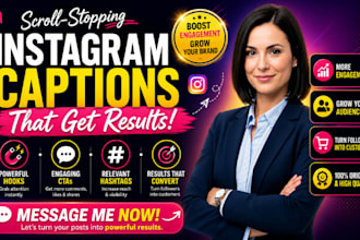 write scroll stopping instagram captions with hooks to boost engagement