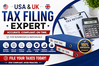 prepare your business tax filing for USA and UK
