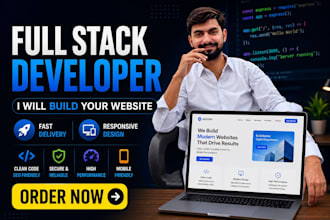 build an ai business website with admin dashboard, chatbot and automation