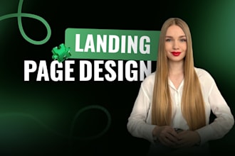design a landing page UI in figma