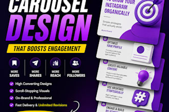 design high converting instagram carousel posts for engagement