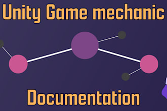 write documentation for unity game mechanics and systems in obsidian