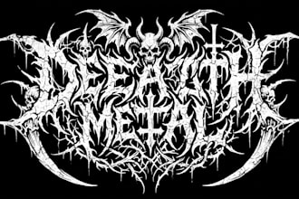 design a metal band logo