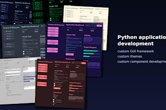 build modern desktop applications in python with custom gui