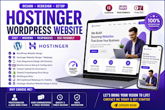 hostinger wordpress website, hostinger website design, hostinger ecommerce