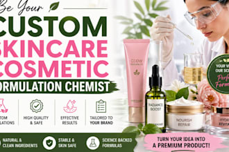 be your custom skincare cosmetic formulation chemist