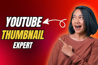 design professional and clickable youtube thumbnail
