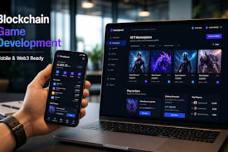 develop a blockchain game, crypto p2e, nft or web3 game development