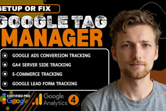 setup google tag manager with custom data layer and server side tracking
